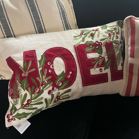 Pottery Barn Other - Pottery Barn Holiday Accent Pillow 16”x26” Insert NOEL